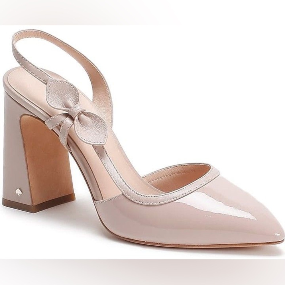 Kate Spade Adelaide Heel Pale Vellum NWT/NIB